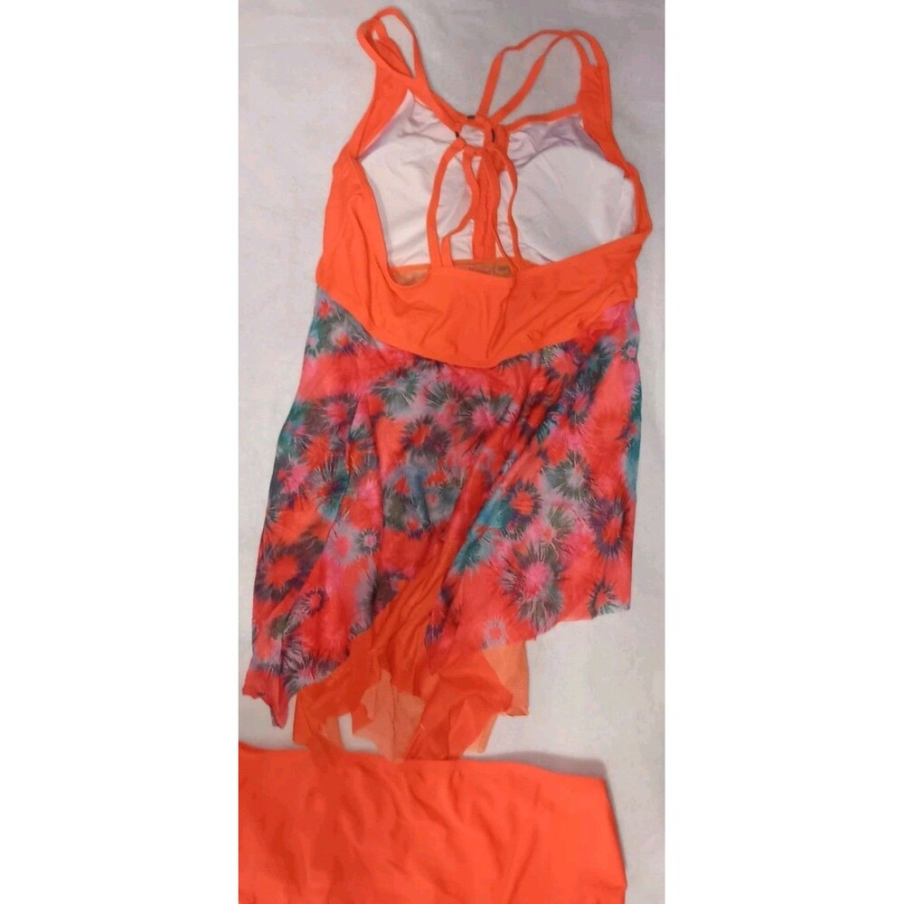 NWT! Century Star Tankini Set Top And Botton 2 Piece Womens Size Medium Orange - Picture 6 of 8